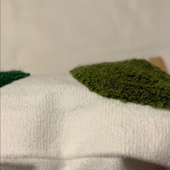 Fall Throw Pillow with 3D embroidered pumpkins & gourds - Picture 5 of 5